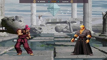 SNK vs. Capcom: SVC Chaos Super Plus | Fightcade SNK vs 캡콤 : SVC 카오스 K.N9999 (jp) vs loomet (jp)
