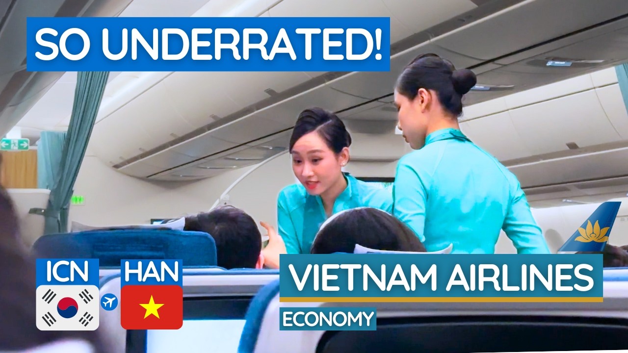 SUPER Underrated! Flying VIETNAM AIRLINES A350 from Seoul to Hanoi | TRIP REPORT