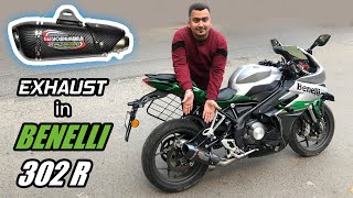 Benelli 302R with Loud exhaust 🔥, Akrapovic or Yoshimura 😱