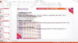 Kuliah Pengantar Ilmu Komputer jenis jenis software screenshot 4