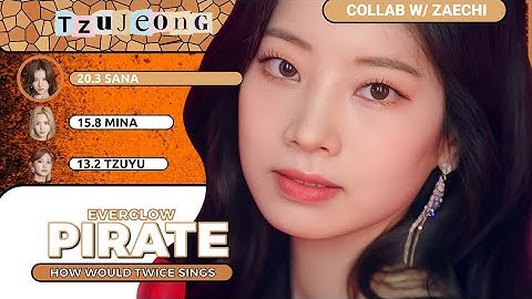 [COLLAB] How Would TWICE Sing "Pirate" (Everglow)? || Line Distribution