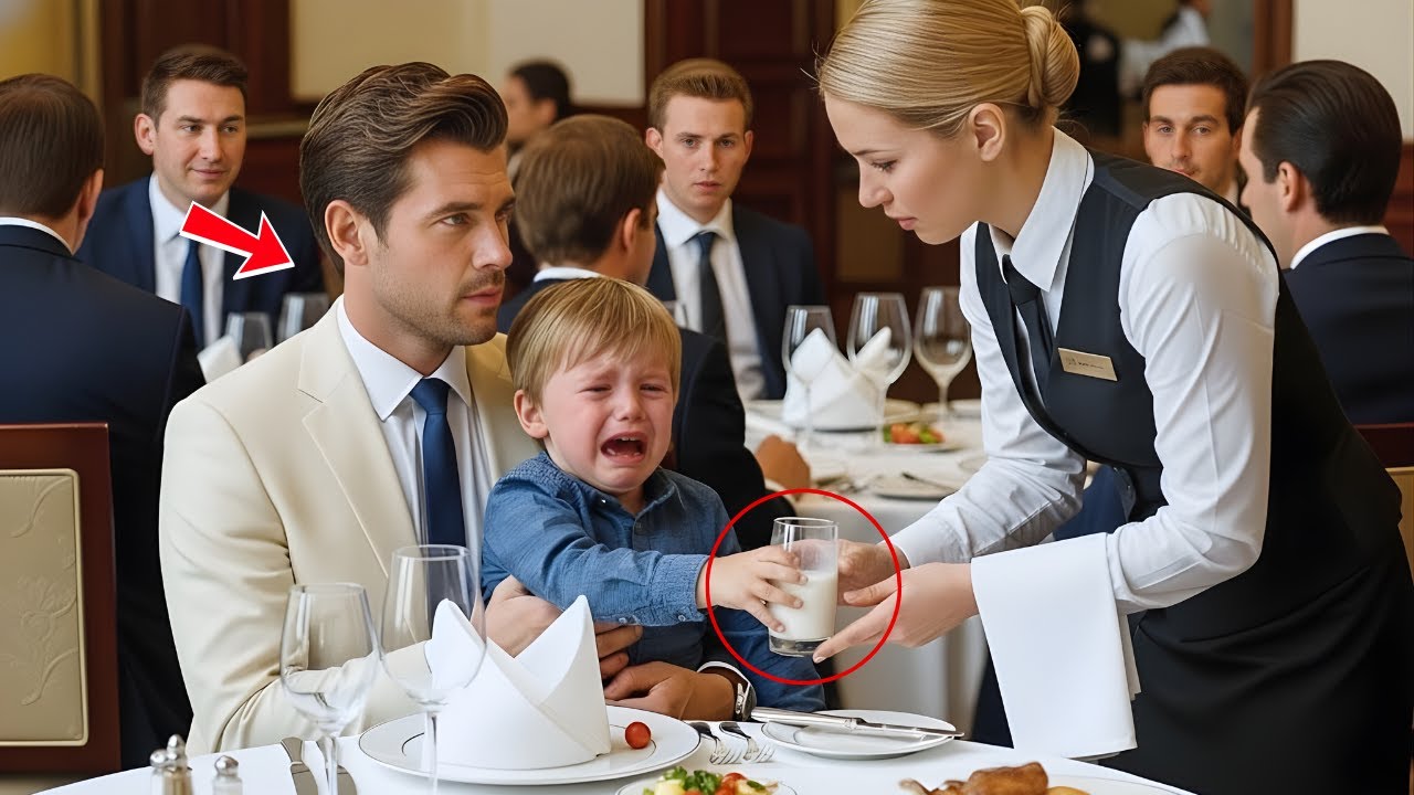 Milyarderin Oğlu Restoranda Durmadan Ağlıyordu — Ta ki Garson: 'Onun Sadece Bir Anneye İhtiyacı Var.
