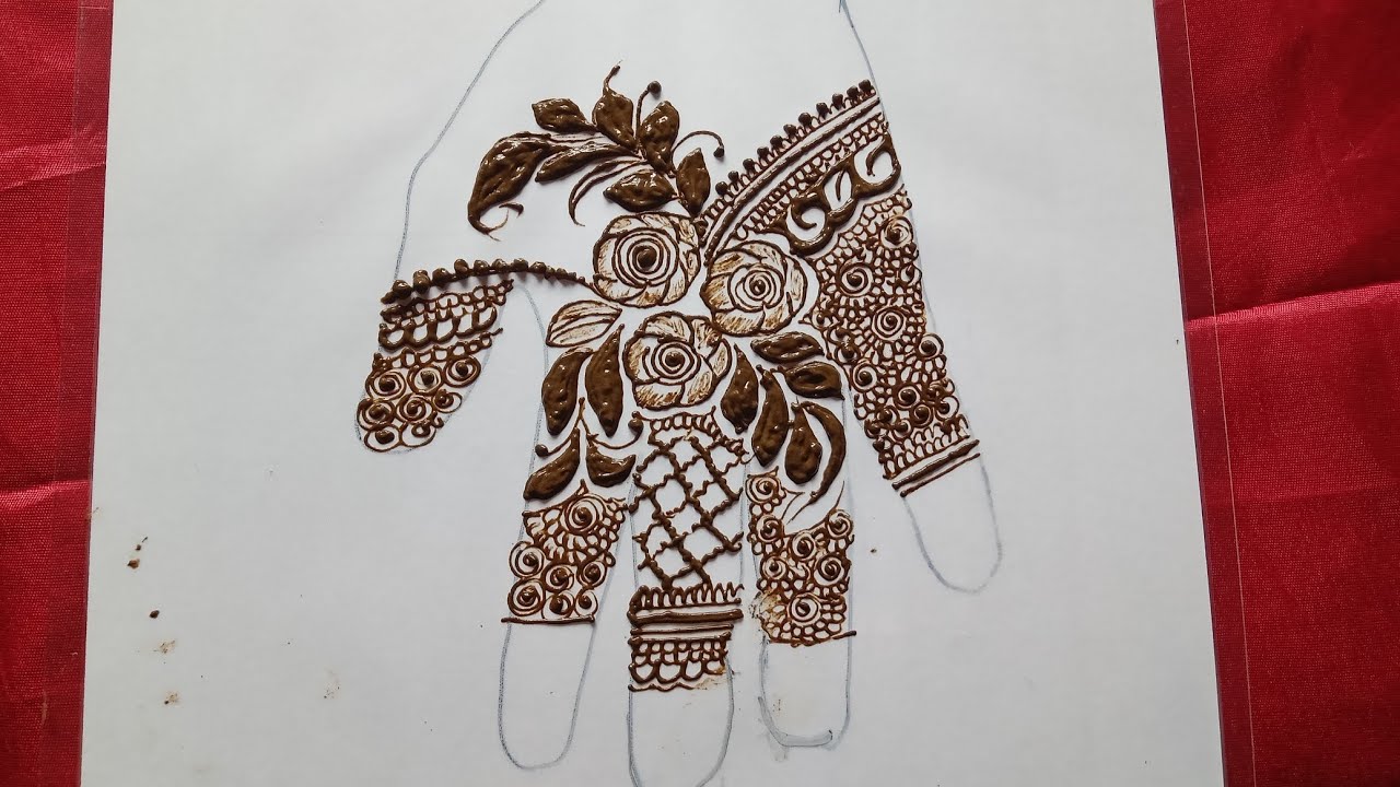 Simple mehndi design full video @Nina_mehndi 