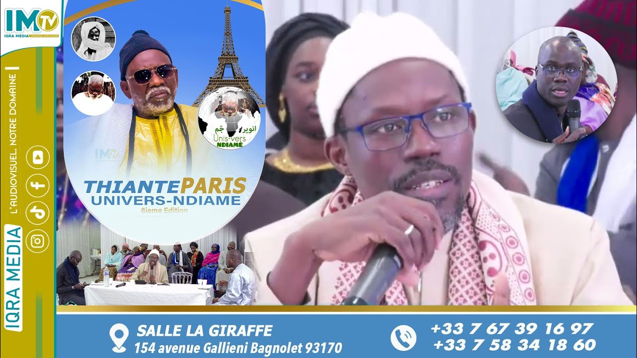 Thiant Paris 2026/ Thème: Soufisme et spiritualité face aux défis géopolitiques, Par Seydina S. SENE