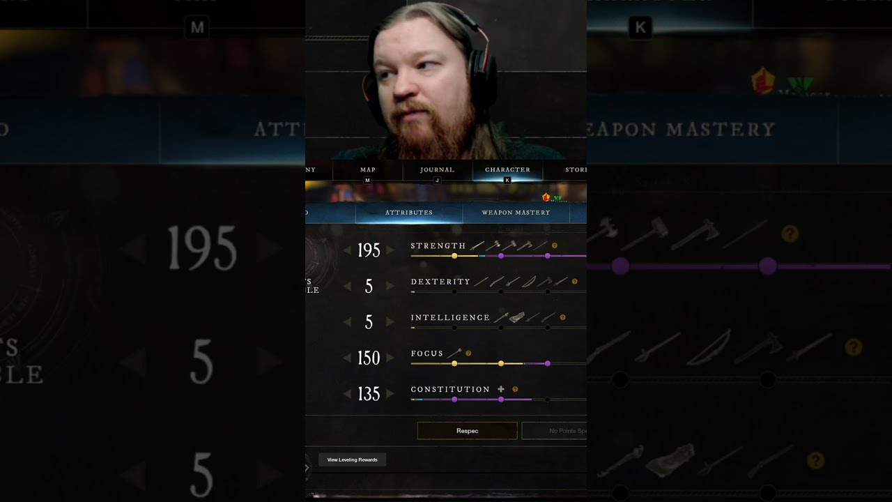 New World: LIFE STAFF & GREAT AXE THE BEST END GAME PVP BUILD in 30 seconds! Shorts