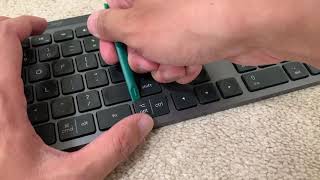 Logitech MX Keys and MX Craft keyboard keycap removal