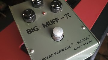 Sovtek Green Russian Big Muff Pi (v7 Bubble Font)