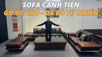 SOFA CÁNH TIÊN - THIẾT KẾ VÔ CÙNG CÁCH ĐIỆU VÀ THẨM MĨ TRÊN CHẤT LIỆU GỖ ÓC CHÓ VÀ DA BÒ TỰ NHIÊN.