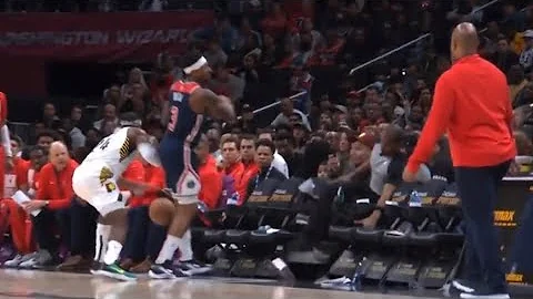 Bradley Beal Throws The Referee Out of Bounds and ...