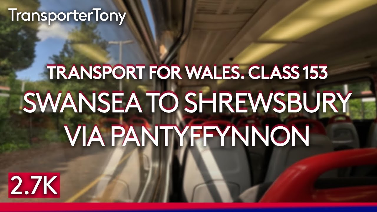 Transport for Wales - Class 153 | Full journey from Swansea to Shrewsbury