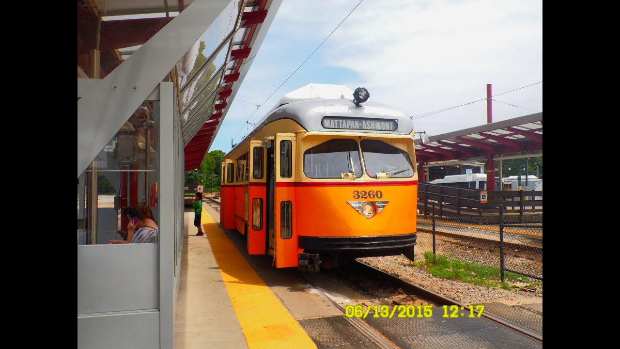 🚊/💺 MBTA (Boston) AshmontMattapan HighSpeed Line (Trolley) to