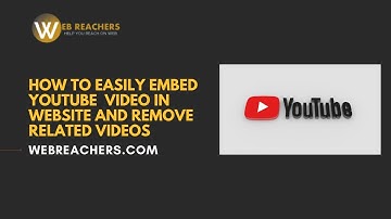 How to embed youtube videos in any site | Remove related videos and youtube branding from videos
