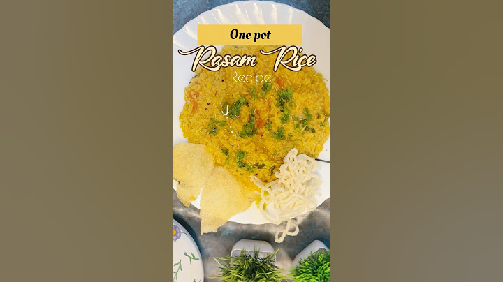 Instant Rasam Rice in Pressure Cooker | One Pot South Indian Meal