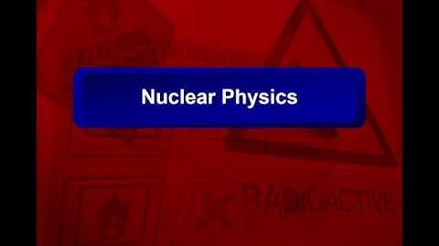 Nuclear Physics Lecture #1 - Nuclear Physics