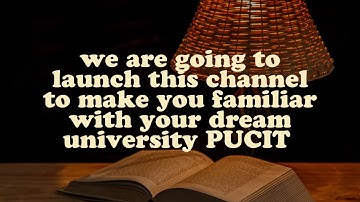 PUCIT FOR U (CHANNEL INTRODUCTION)