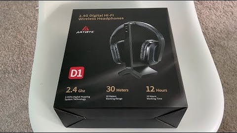 Unboxing the Artiste 2.4 G Digital Hi Fi Wireless Headphones