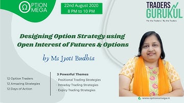 Session 3 - 𝐃𝐞𝐬𝐢𝐠𝐧𝐢𝐧𝐠 𝐎𝐩𝐭𝐢𝐨𝐧 𝐒𝐭𝐫𝐚𝐭𝐞𝐠𝐲 𝐮𝐬𝐢𝐧𝐠 𝐎𝐩𝐞𝐧 𝐈𝐧𝐭𝐞𝐫𝐞𝐬𝐭 𝐨𝐟 𝐅𝐮𝐭𝐮𝐫𝐞𝐬 𝐚𝐧𝐝 𝐎𝐩𝐭𝐢𝐨𝐧𝐬 𝐛𝐲 𝐉𝐲𝐨𝐭𝐢 𝐁𝐮𝐝𝐡𝐢𝐚