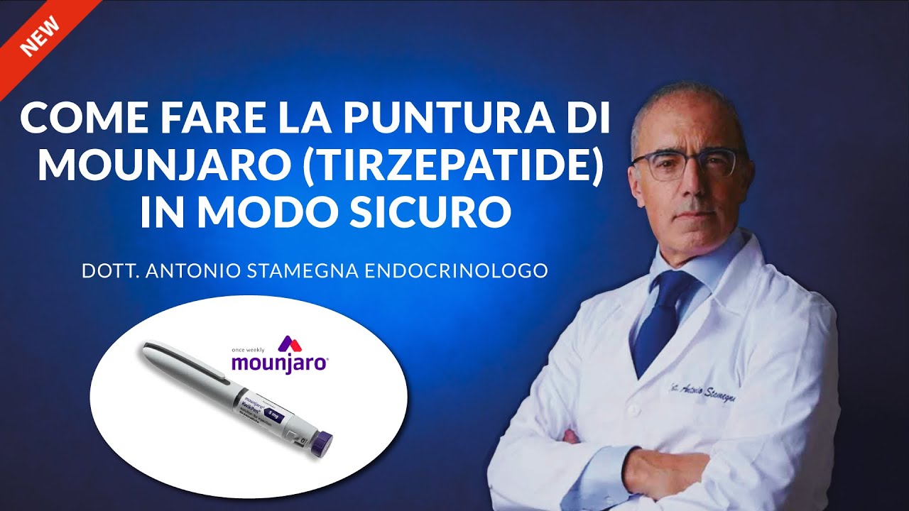 Mounjaro (Tirzepatide) Guida Completa: Come Fare la Puntura  - Istruzioni per l'uso.
