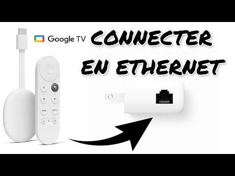 CHROMECAST GOOGLE TV| CONNECTER VOTRE CHROMECAST EN CONNECTION ETHERNET RJ45.