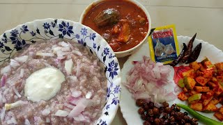 ஆடி கூழ் |Aadi Ragi Koozh Recipe in Tamil |Finger Millet Porridge |calcium rich weight loss receipe