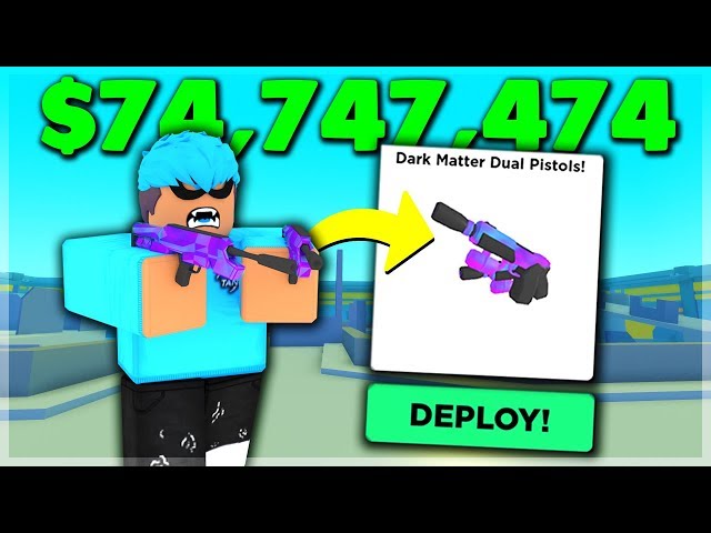 Buying The Dual Dark Matter Pistols For 74 747 474 And They Are Op Big Paintball Roblox Youtube - levels challenges new dual dark matter gun more roblox big