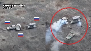 "Successful" Assault by the Russians, Donetsk region. The enemy deployed T-72B and T-62MV tanks