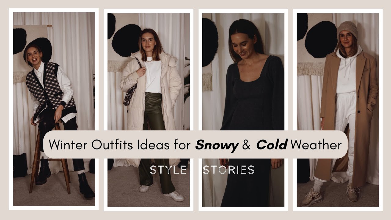 Styling a Winter Outfit for Freezing Snowy Weather