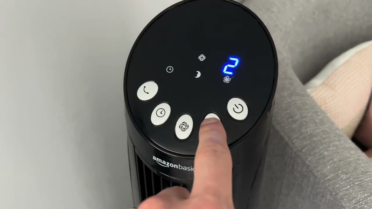 Amazon Basics Oscillating Fan – Quiet, Adjustable Cooling for Home or Office