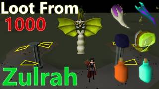 Loot From: 1000 Zulrah (GoFundMe in description)