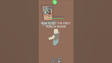 HOW TO GET FIRST EVER ROBLOX BADGE #freerobuxgiveaway #roblox #1000subscribers #robloxgiveaway
