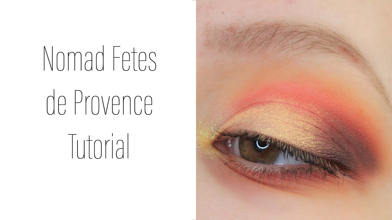 Nomad Cosmetics Fetes de Provence Eyeshadow Tutorial