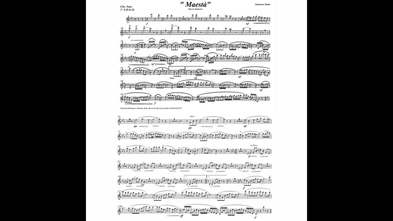 Maestà - Salvatore Botta (Marcia sinfonica)