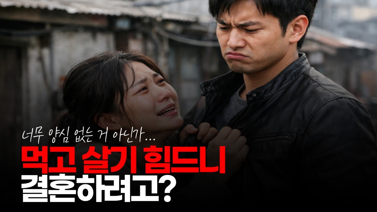 (※시청자댓글) 먹고 살기 힘드니까 결혼 해야겠다 너무 양심 없는 거 아닙니까?  누구한테 짐을 떠넘기려고... #결혼현실 #결혼포기 #결혼안하는남자