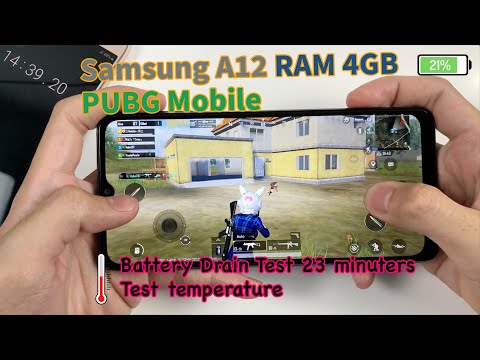 Samsung Galaxy A12 PUBG Mobile Test | Helio P35