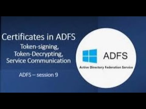 ADFS Certificate replacement(Token Signing Certificate) YouTube ADFS Certificate replacement(Token Signing Certificate) YouTube