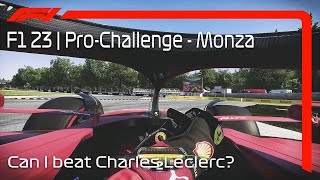F1 23 Pro Challenge | Charles Leclerc at Monza - Can I beat him? [Setup included]