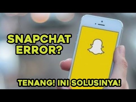 Video: Mengapa snapchat saya tidak bisa dibuka?