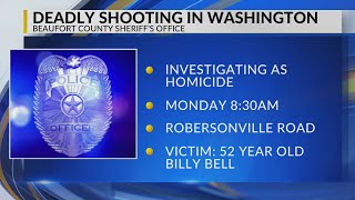 Beaufort County Sheriff's Office: Man's death being investigated as homicide