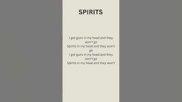Thumbnail of Spirits 🫶 The Strumbellas #shorts #viral #lyrics