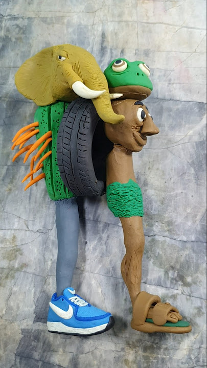 Tripa Tropa Tralala lirili Tung Tung Sahur Boneka Tung tung Tralala Tripi Tropa Crocodile with Clay