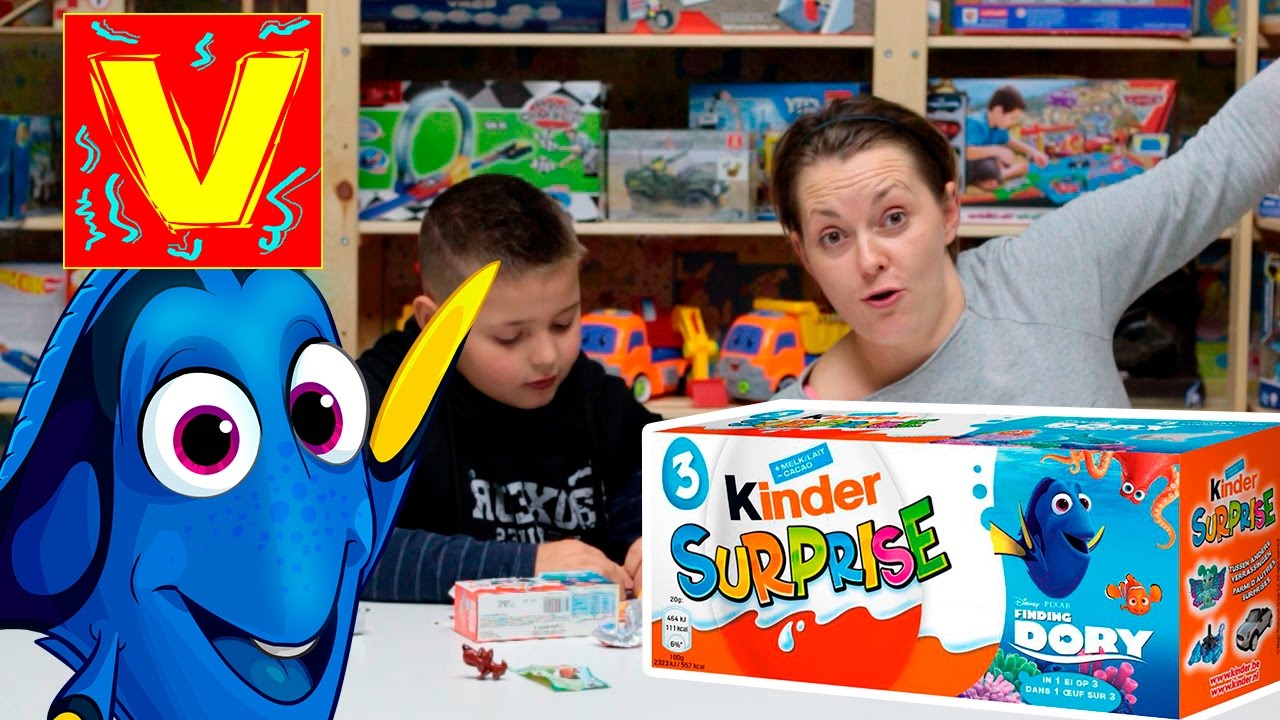 KINDER SORPRESA ALLA RICERCA DI DORY - goloso cioccolato e divertenti sorprese dal film Disney