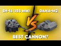 SH-16 (155 mm) vs Dana-M2 (152 mm) - Modern Warship