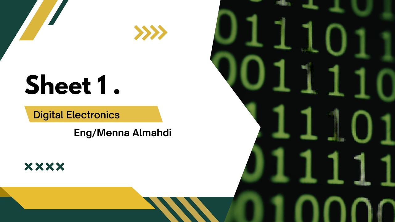 Digital Electronics - Number Systems - Sheet 1