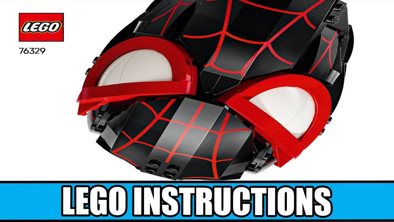 Marvel Super Heroes - Miles Morales' Mask - Spider-Man LEGO instructions