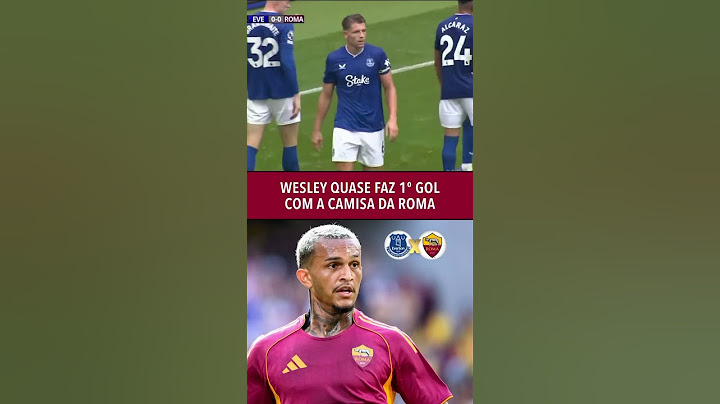 Wesley, ex-Flamengo ficou perto de marcar o seu primeiro gol com a camisa da Roma #flamengo #futebol