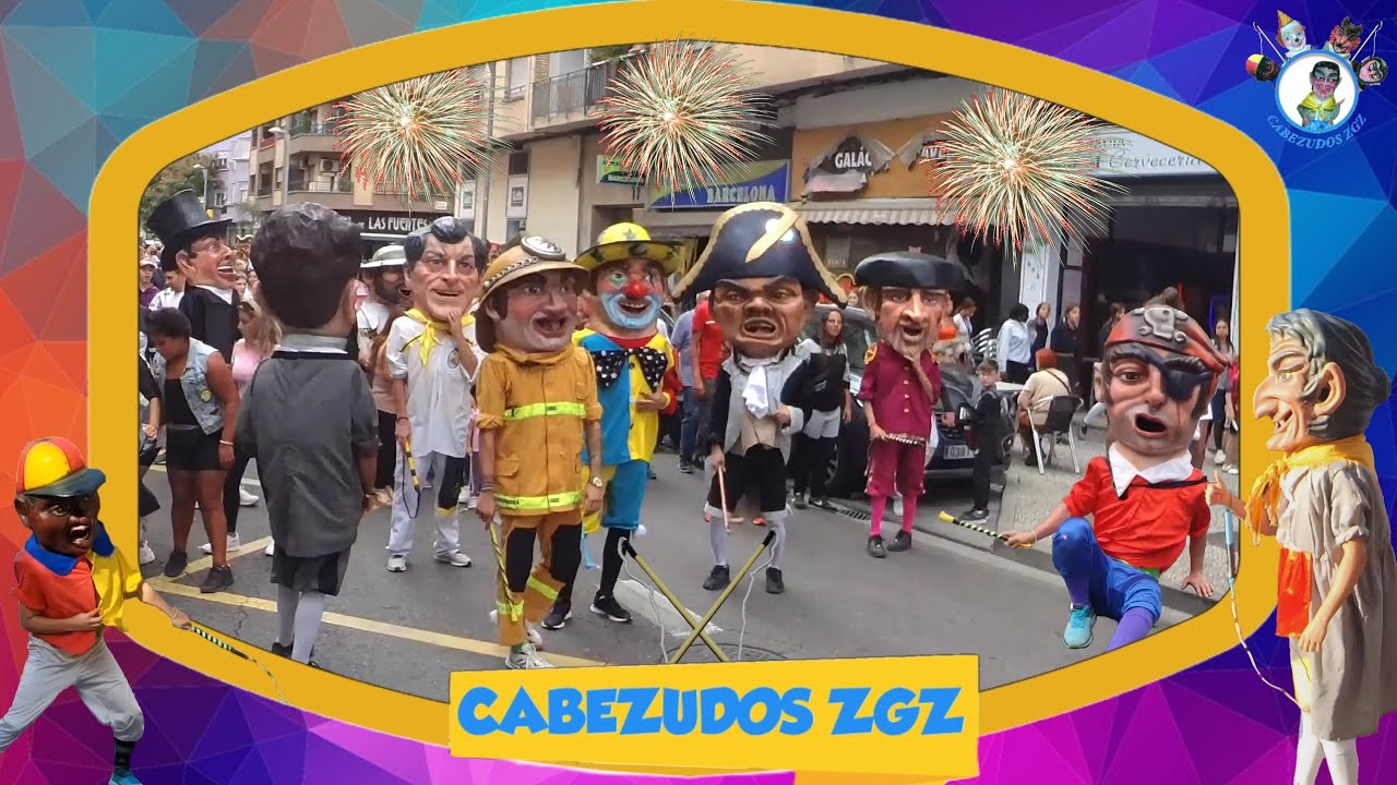 Cabezudos Las Fuentes ÚLTIMA SALIDA (Viernes Tarde 03-09-2023)