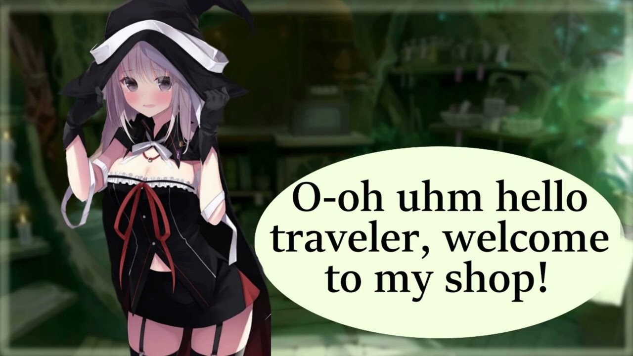 Shy Witches Shop! Welcome Adventurer! (ASMR ROLEPLAY F4M)