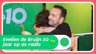 EVELIEN 30 JAAR BIJ DE RADIO! 💚🤩 | Radio 10