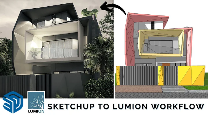 3d Modern House Design Modeling in Sketchup and Lumion | Sketchup to Lumion Tutorial