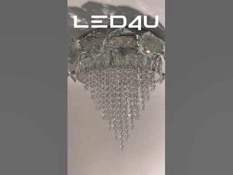 Бренд LED4U / Потолочная люстра L9428-500 с функцией УД - YouTube